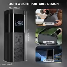 Draadloze Luchtcompressor met Digitale Meter