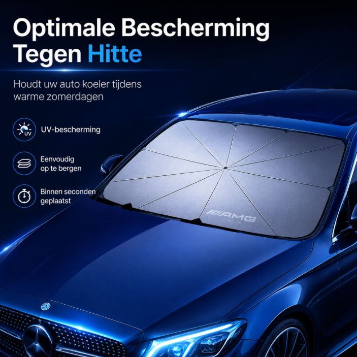 SunShield™ – Opvouwbare Voorruit Parasol voor de Auto
