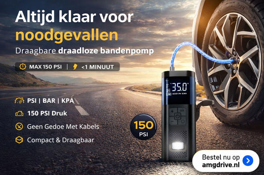 Draadloze Luchtcompressor met Digitale Meter